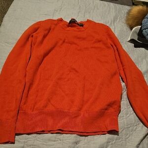 Lauren Ralph Lauren Women's Vibrant Orange Crewneck Sweater
